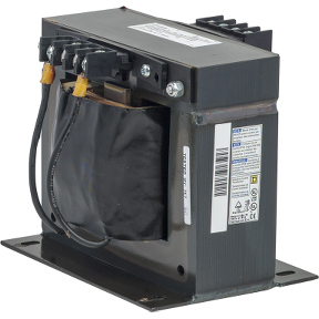 Schneider Electric Control Transformer; 1000 VA; 208V/230V/460V Primary; 115V Secondary; Single-Phase; No Fusing